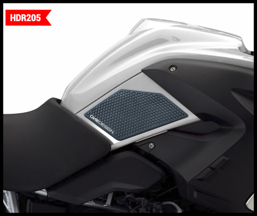 [HDR205] Protectores de Tanque Laterales OneDesign HDR BMW R1200GS2 04-12/R1200GS ADV 06-13 Negro