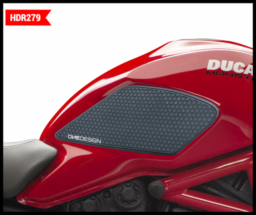 [HDR279] Protectores de Tanque Laterales OneDesign HDR Ducati Monster 797/821/1200 14/18