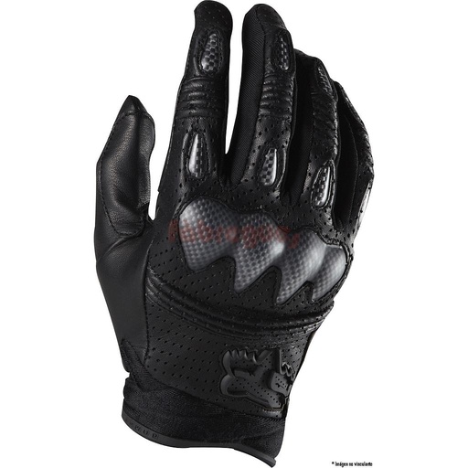 Guantes Bomber Cuero Carbon Mate