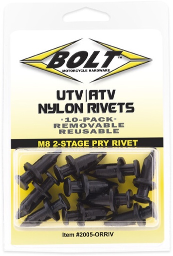 [2005-0RRIV] Tornillo M8 Pry Rivet Kit 10/Pq