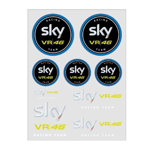 [SKUST296003] Kit Calcomanias SKY Racing Team VR46 Pequeñas