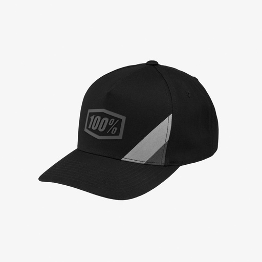 [20070-057-01] Gorra 100% Cornerstone X-Fit Negra/Gris