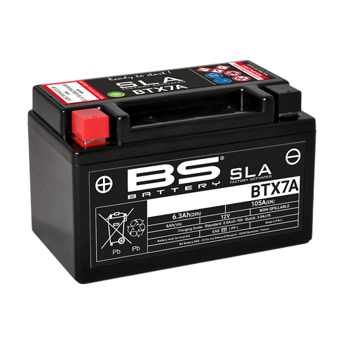 [BTX7A-SLA] Bateria BS YTX7A-BS