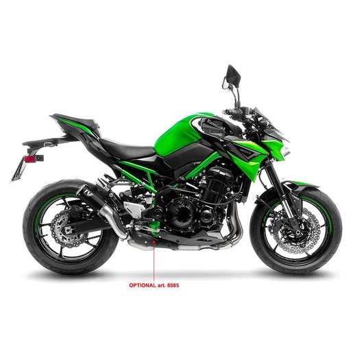 [15404BU] Exosto Slip-on LV Corsa Black  Ø50 Kawasaki Z900 20-