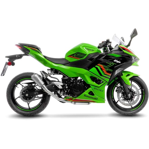 [15218U] Exosto Slip-on Leovince LV10 Acero Inox Ø54 Kawasaki Ninja 400