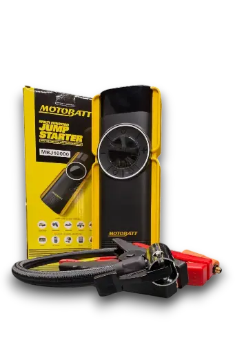[MBJ10000] Iniciador Arrancador Baterias Motobatt Multifuncional  500Ah-1000Ah + Compresor