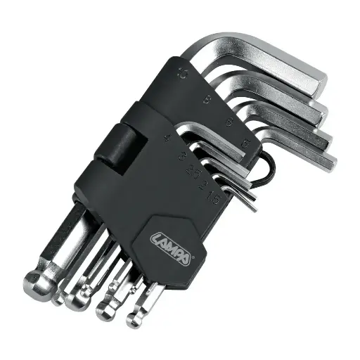 [66003] Juego Llaves Hexagonales Macho Lampa x9