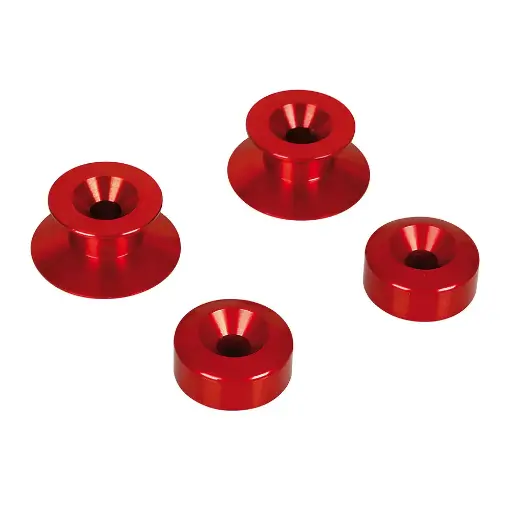 [90342] Spool Kit soportes caballete - M10 mm - Rojo