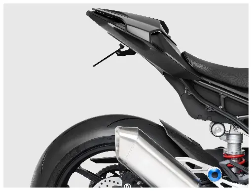 [PTU020B] Porta Placa Rizoma Flat Out  (Eliminador Guardabarro) BMW S1000R/ RR 19-25