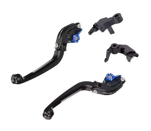 [21561N+9783N+110NA+210NA] Kit Maniguetas Clutch/Freno Abatibles 2.0 Puig Bmw S1000RR Neg/Azul