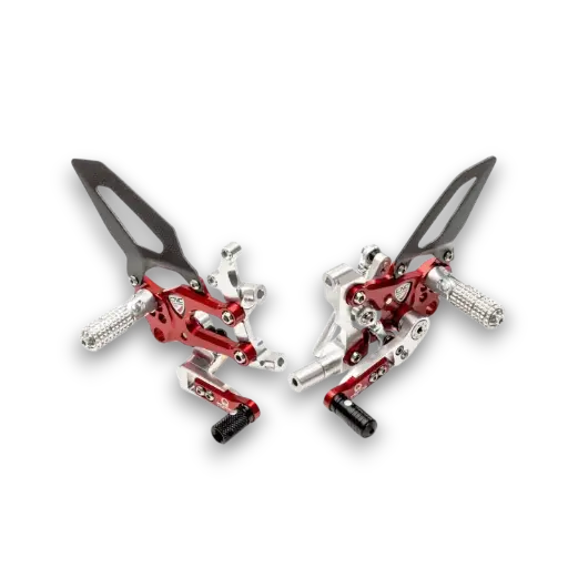 [PE400PR] Pedaleras Ajustables CNC Racing Rps Ducati Sbk Panigale Series Team Pramac Motogp Edicion Limitada