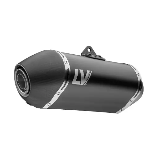 [15601BU] Exosto Slip-On Leovince LV-14 Black Honda XL750 Transalp Urban/ Easy Travel / Travel edition